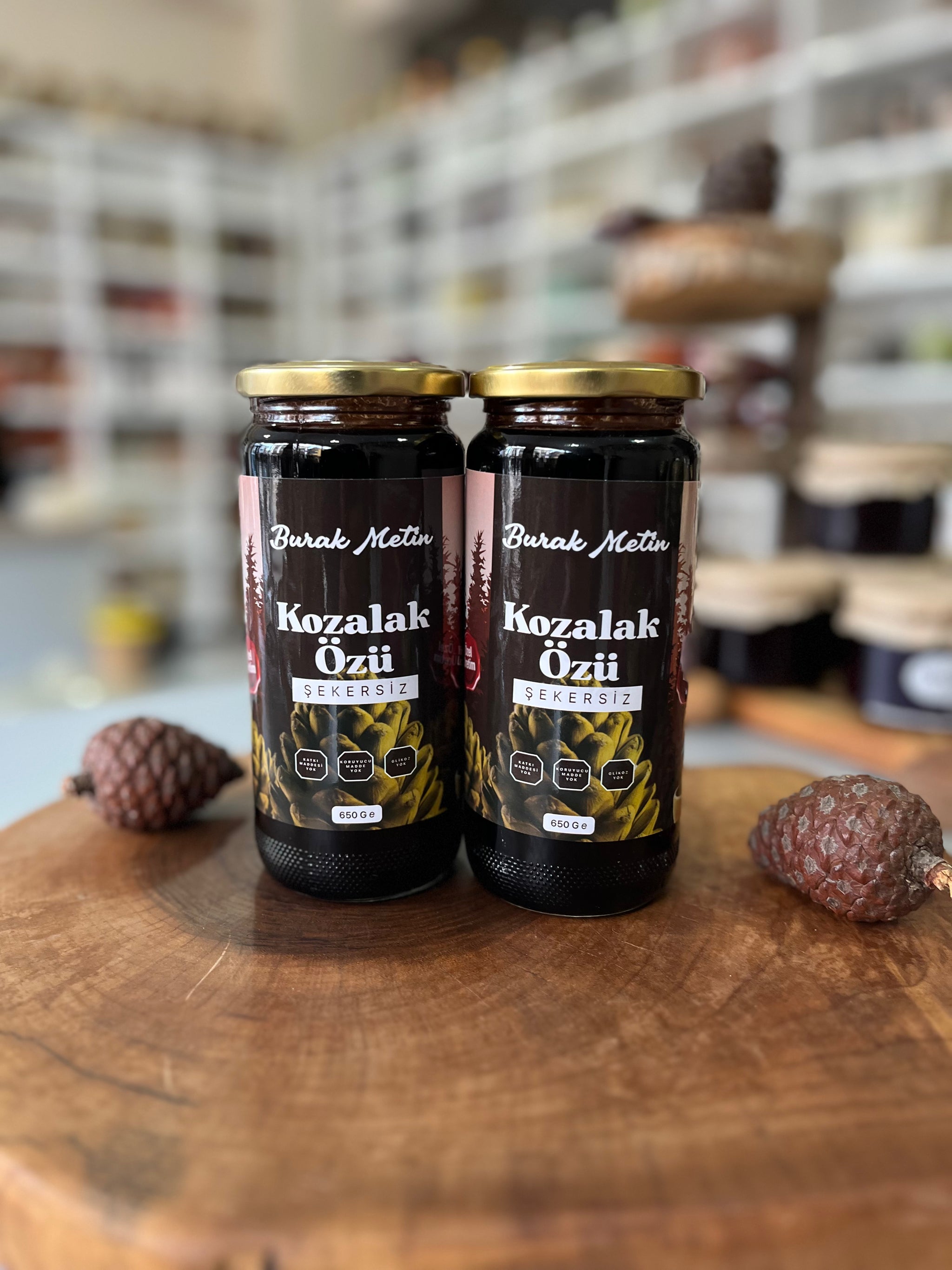 Şekersiz Kozalak Özü 650 GR