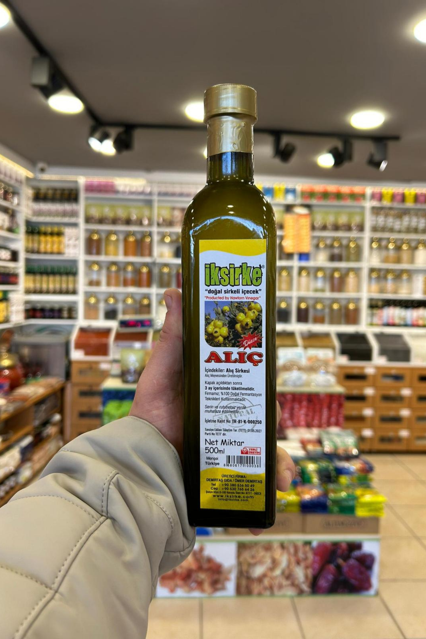 Düzce Doğal Alıç Sirkesi 500 ML